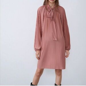 Zara pleated dress